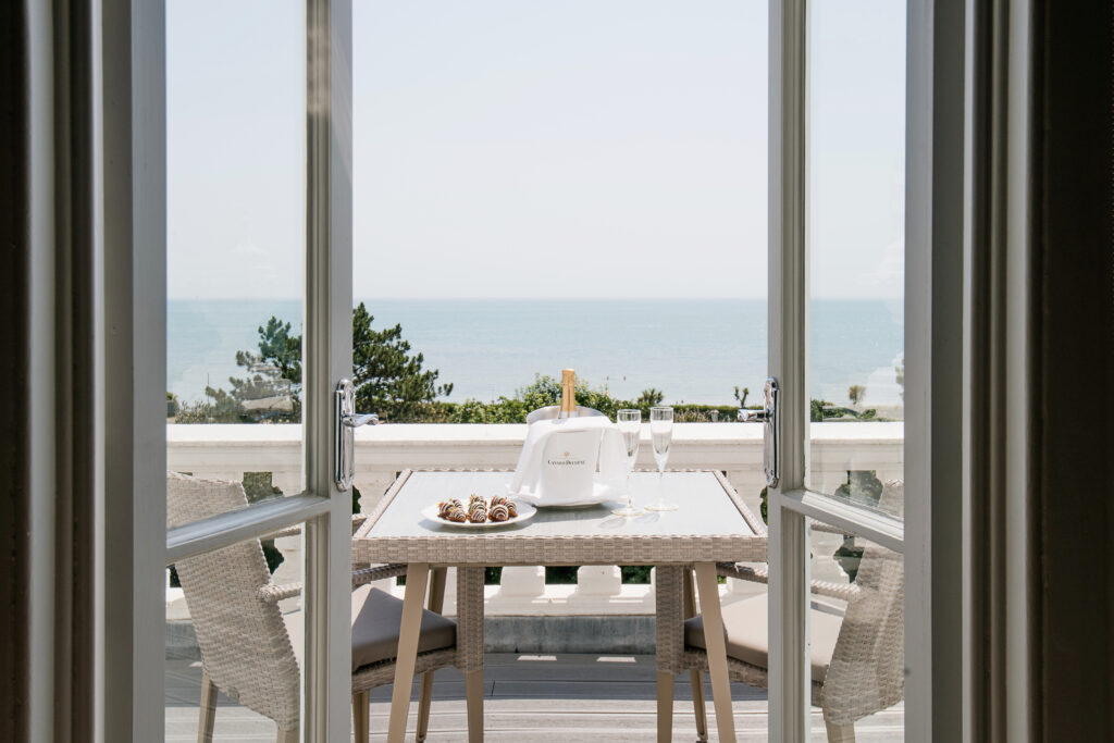 Ocean view from The Grand Hotel in Eastbourne