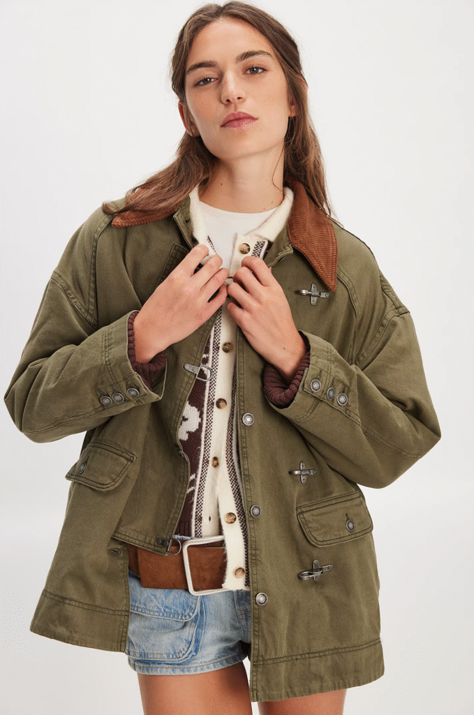 Free People We The Free Denim Barn Coat