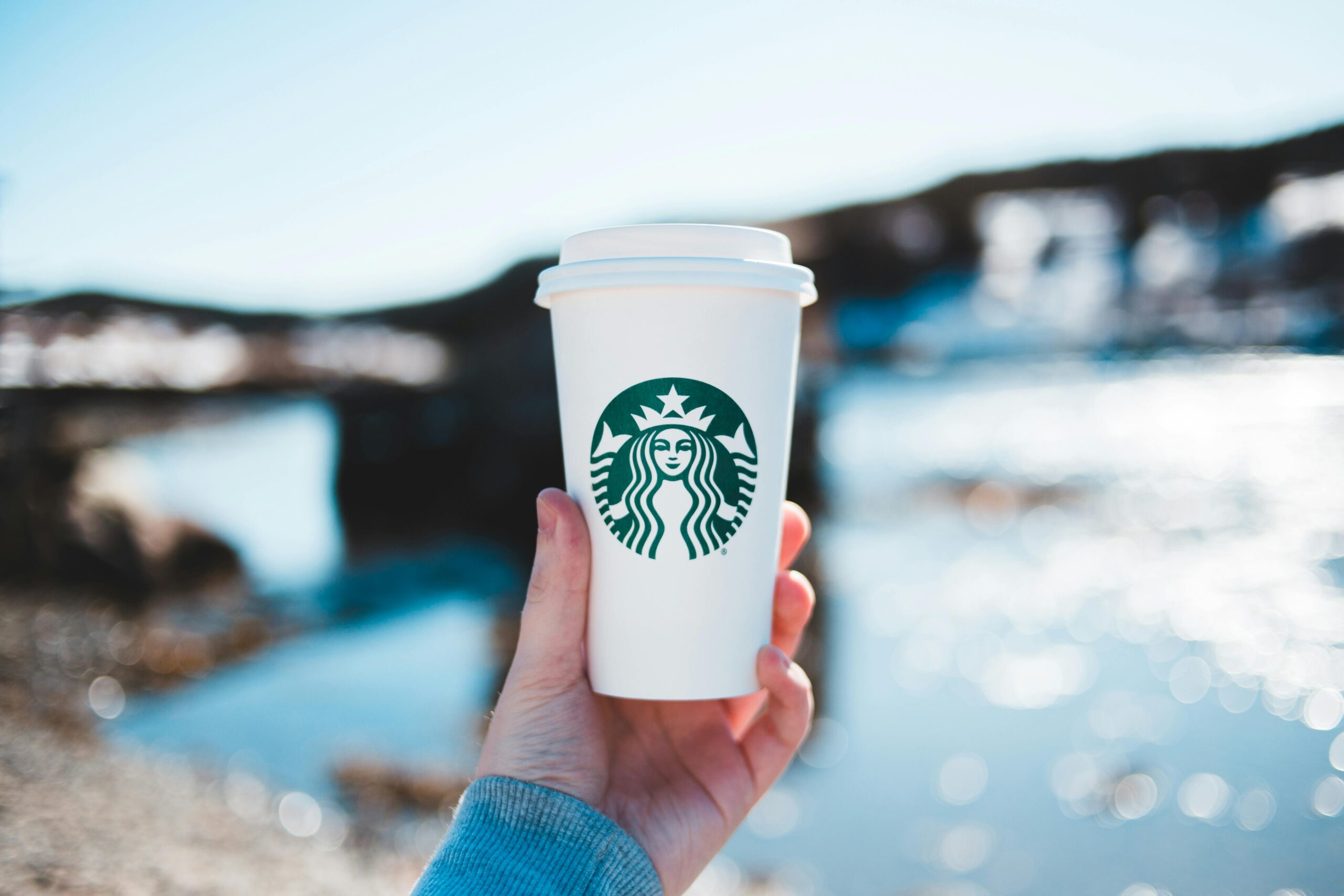 Starbucks coffee takeaway cup