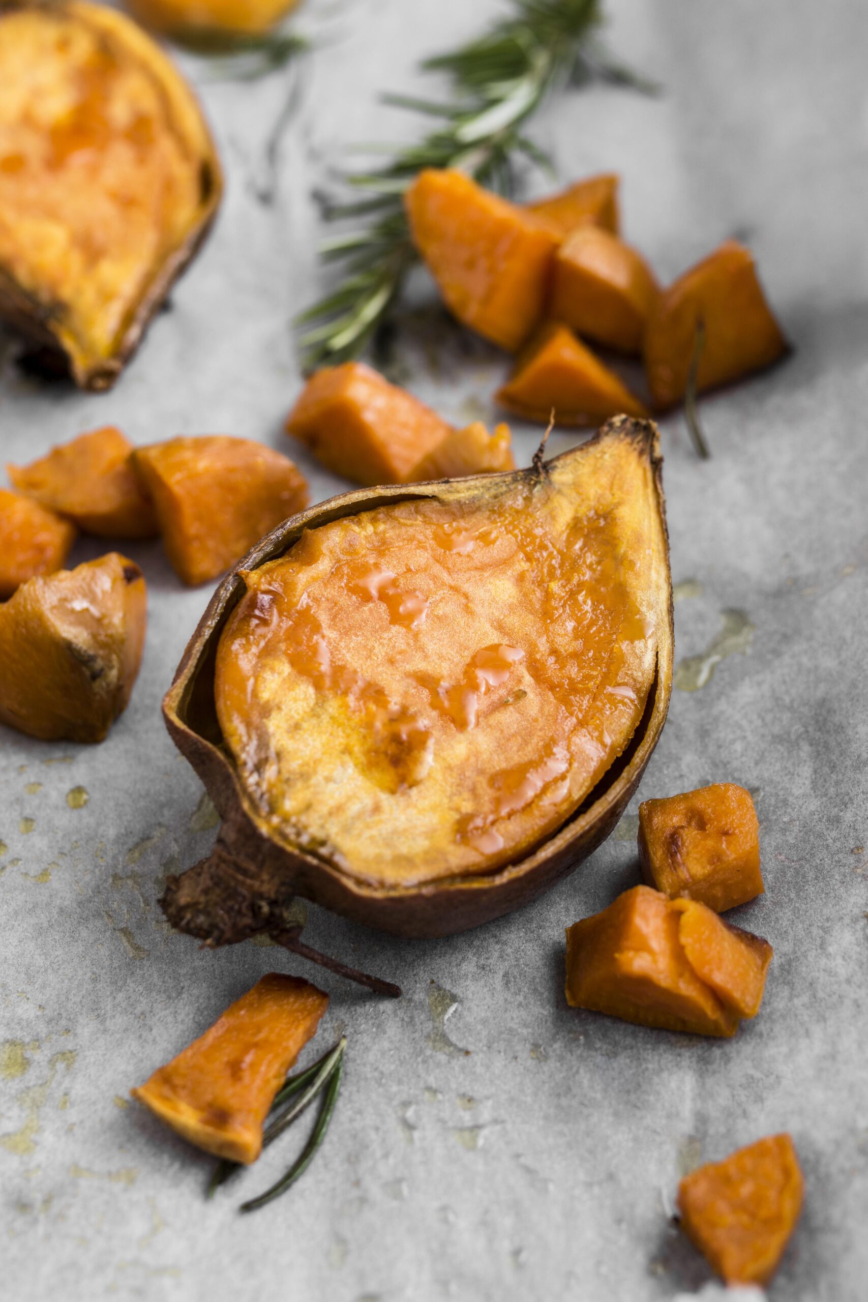 Roasted sweet potato