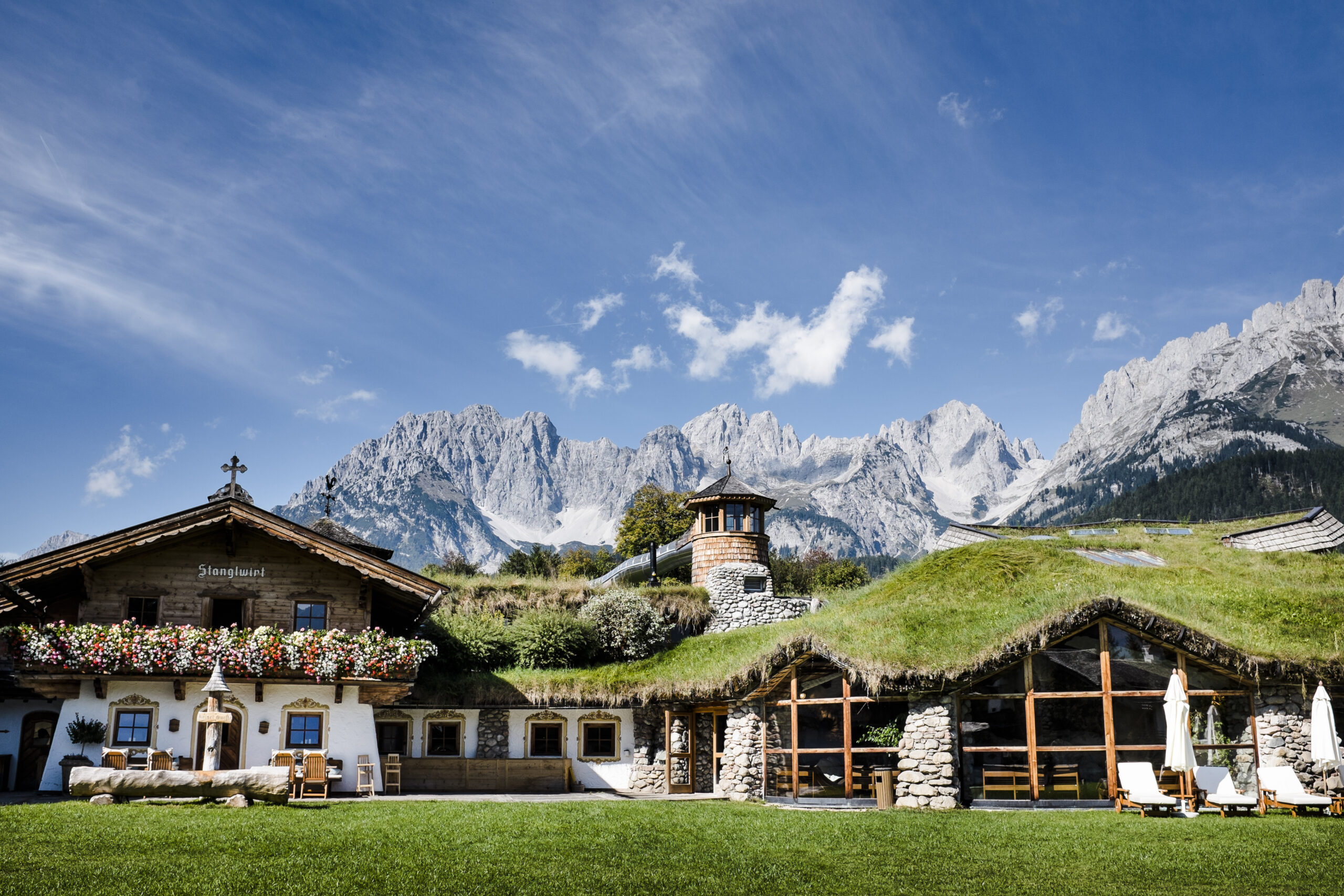 Bio- and Wellnessresort Stanglwirt at the foot of the Wilder Kaiser mountains