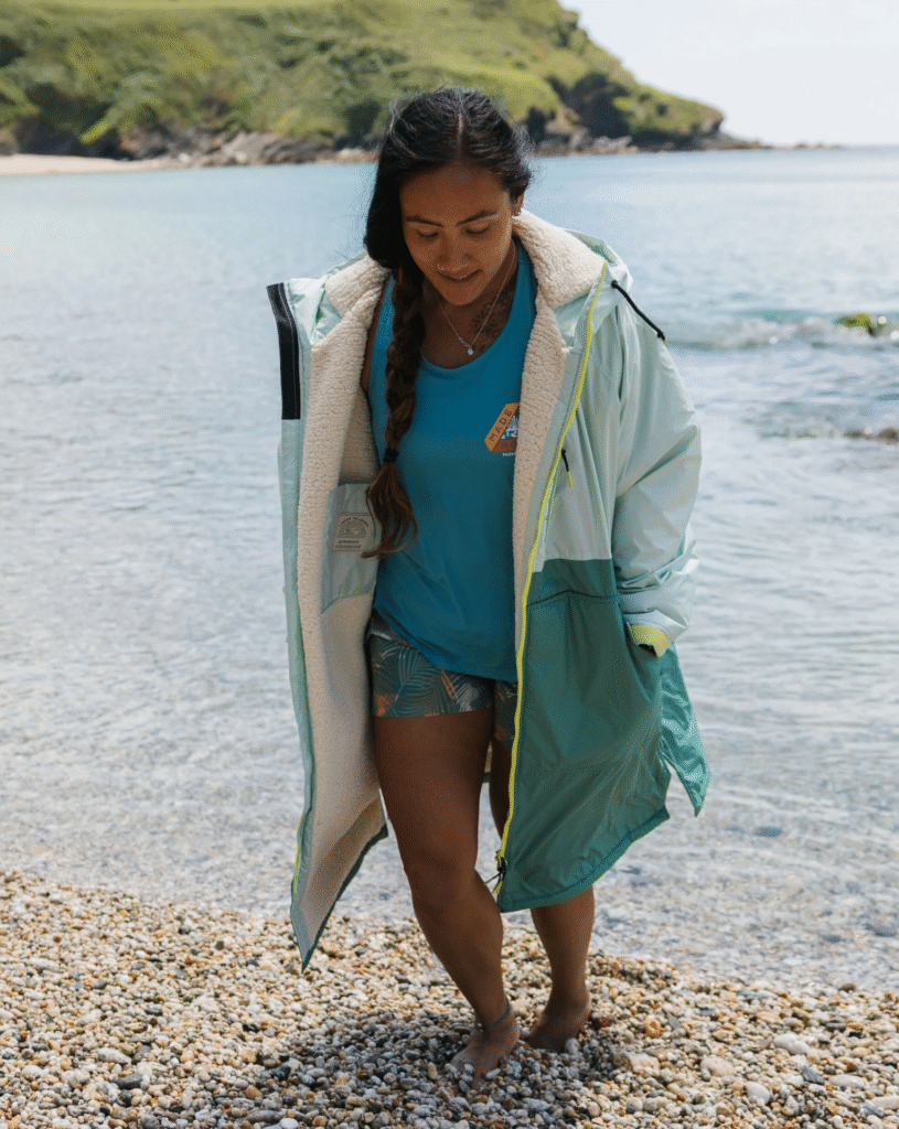 Passenger Waves Recycled Sherpa Lined Changing Robe