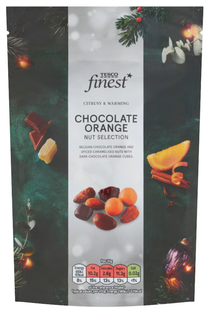 Tesco Finest Chocolate Orange Nut Selection