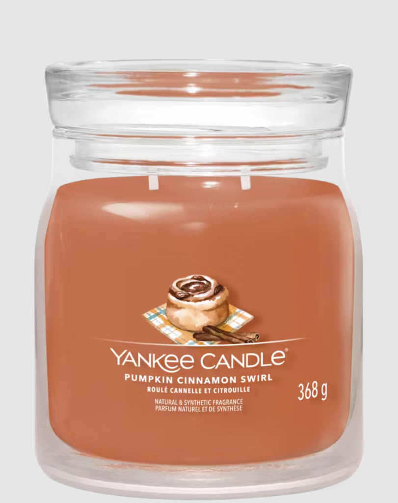 Yankee Candle Pumpkin Cinnamon Swirl Candle