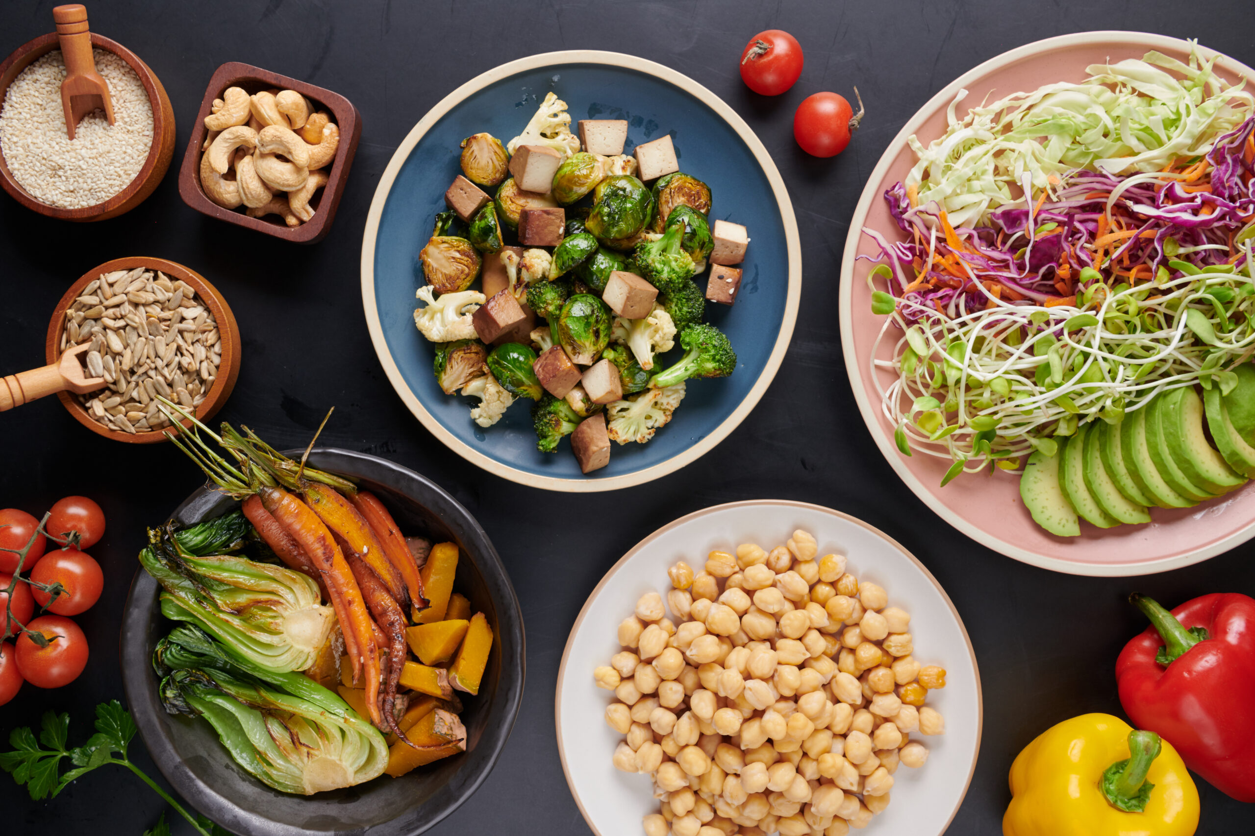 Vegetarian protein meals