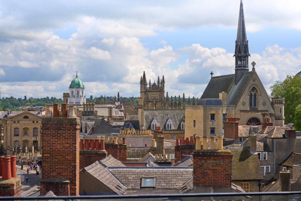 The skyline in Oxford