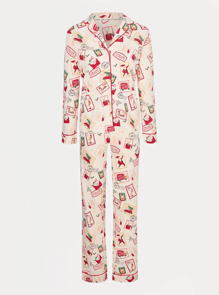 Christmas Reindeer Stamp Matching Family Pyjamas