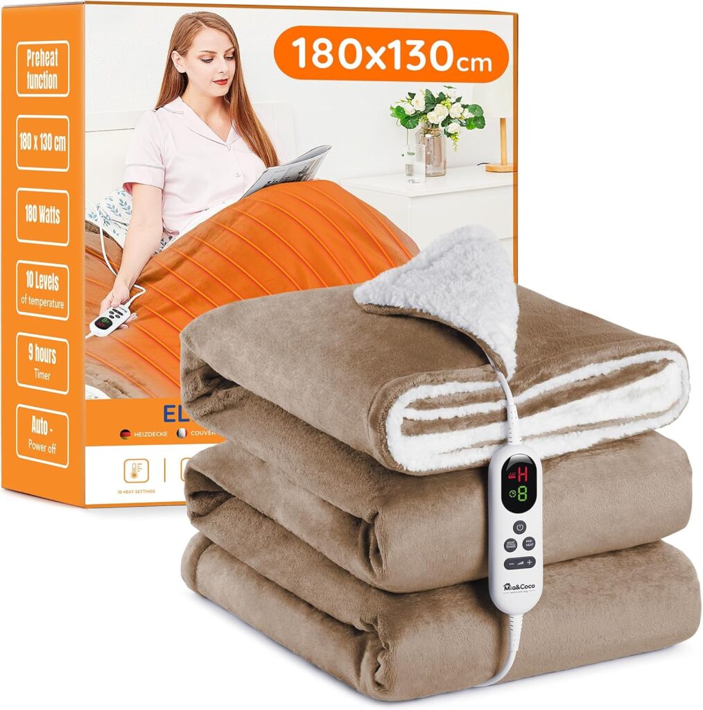 Mia&Coco Electric Heated Blanket