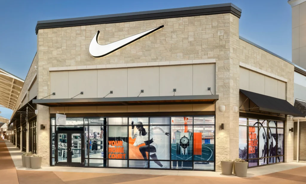 Nike storefront