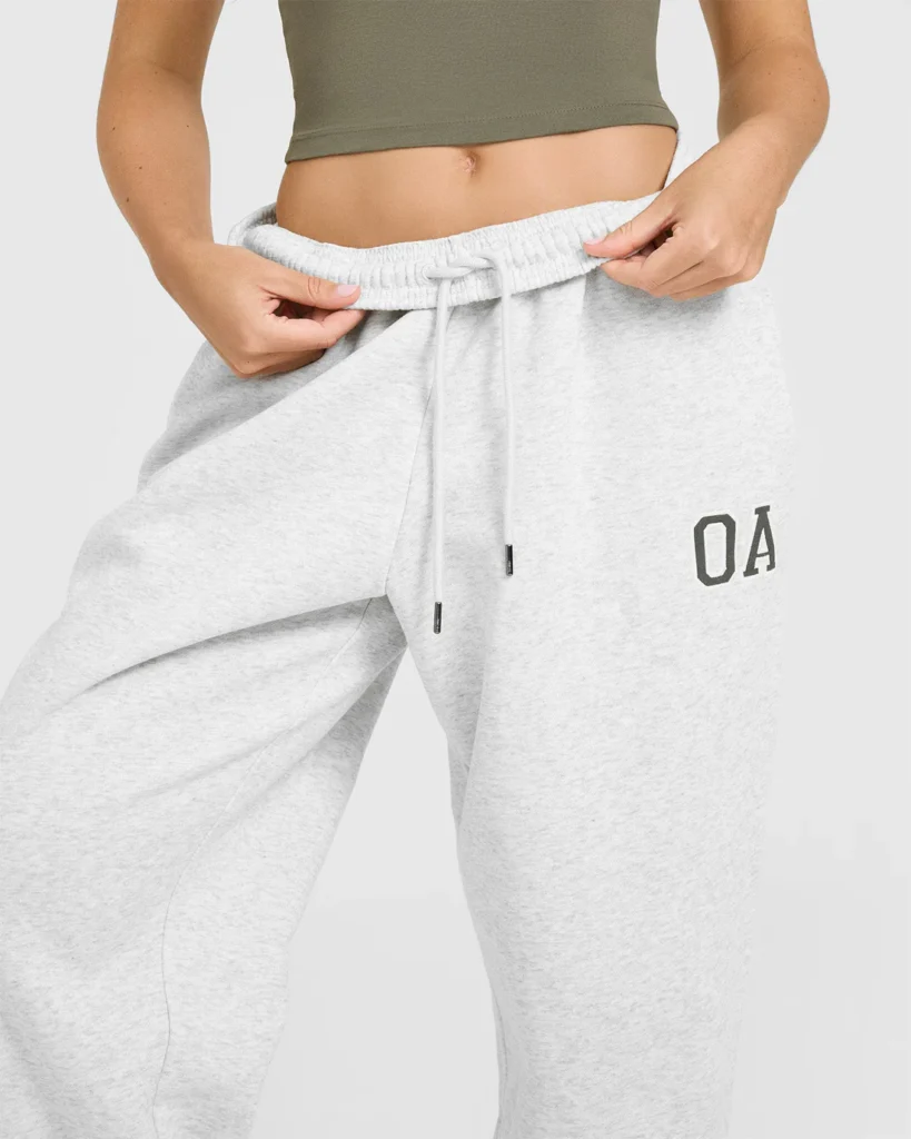 women folding over Oner Active joggers