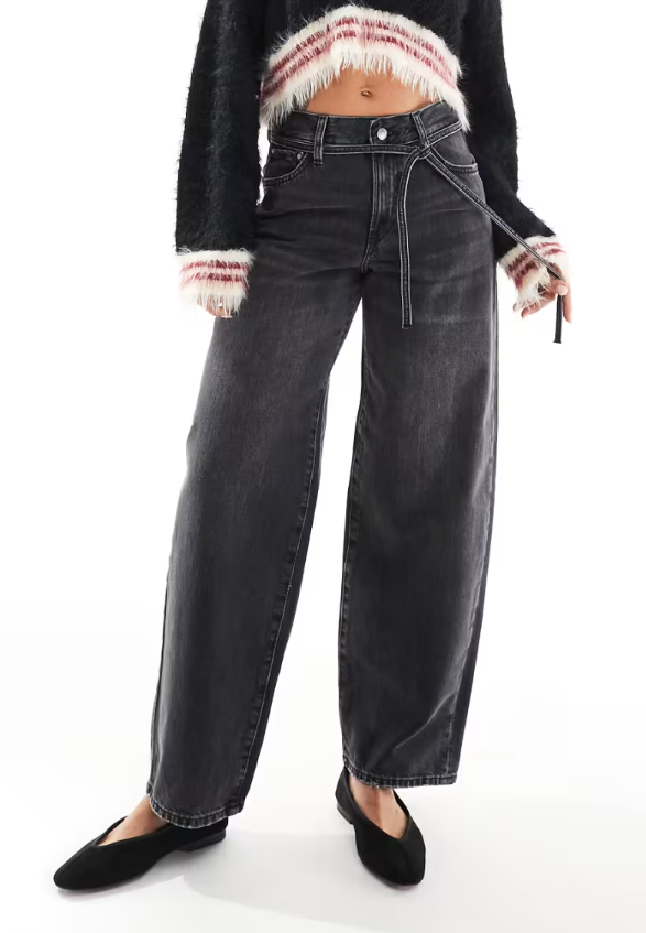 Only Gianna Mid Waist Barrel Jeans
