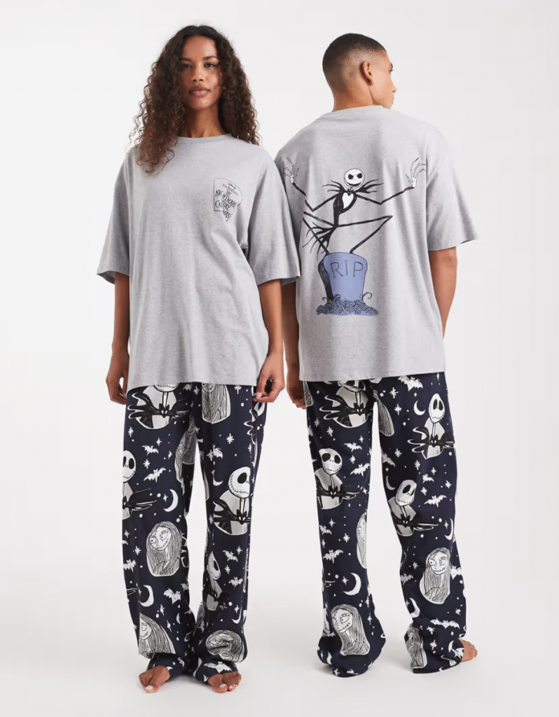 Asos Disney pyjama set with Nightmare Before Christmas