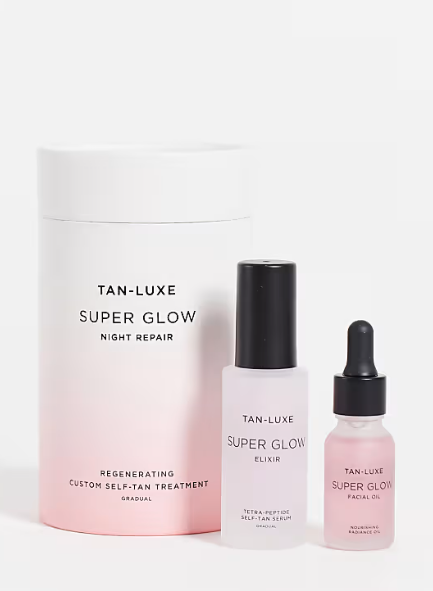 Tan Luxe Super Glow Night Repair Dual Phase Treatment