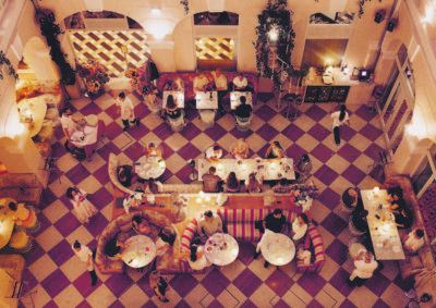 A top of the restaurant at Hotel Bella Grande in Copenhagen