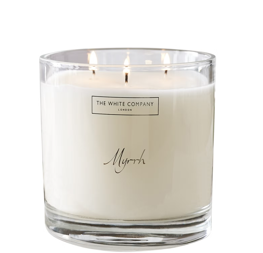 The White Company's Myrrh Candl