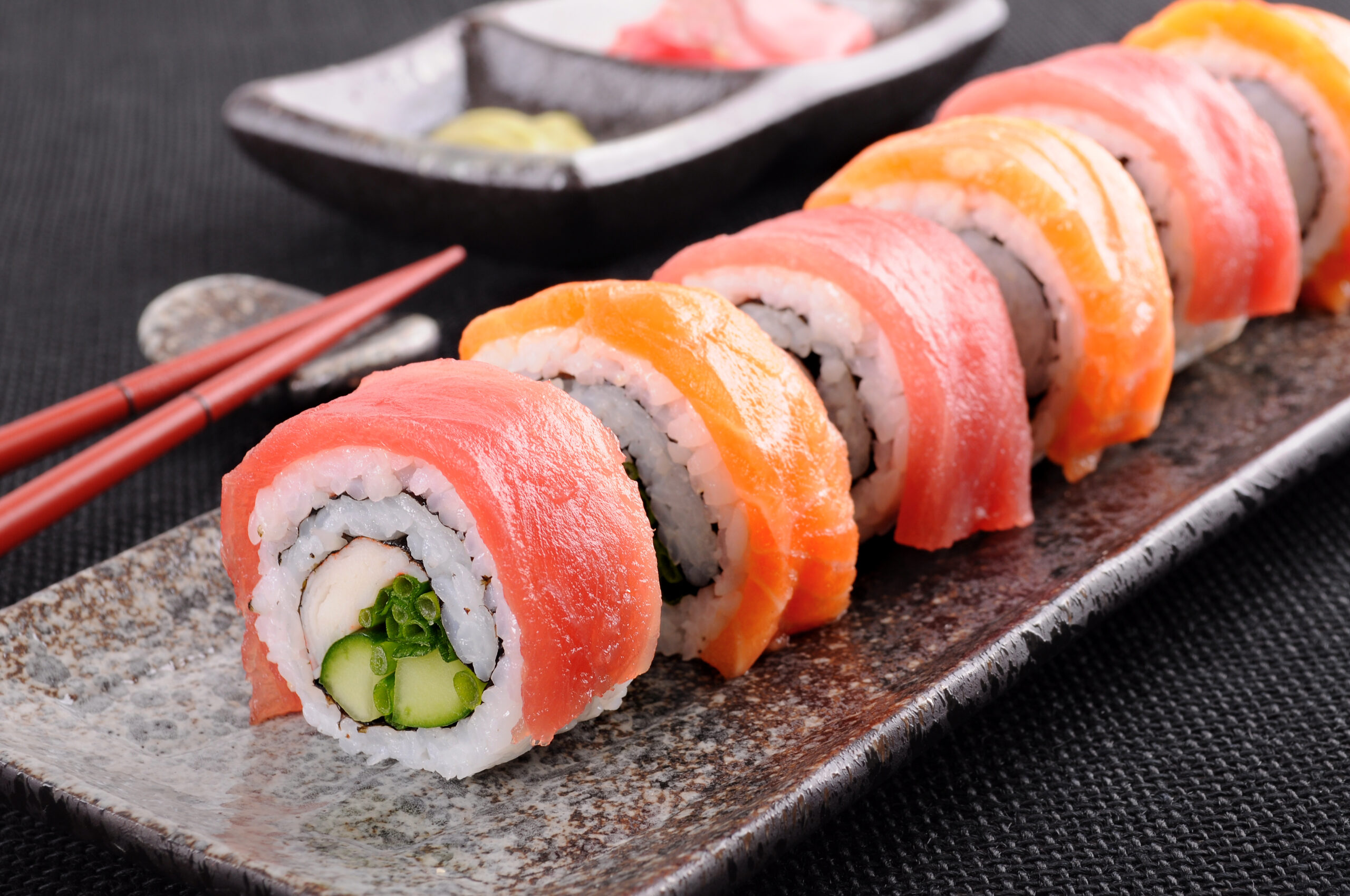 Salmon sushi