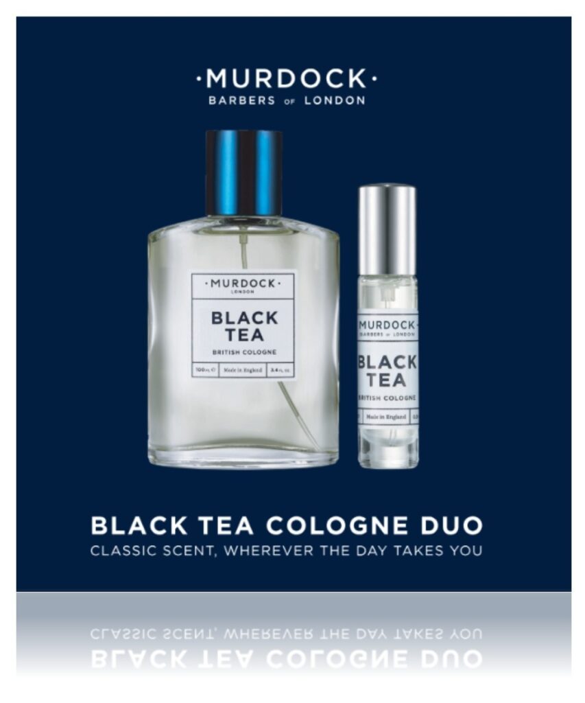 Murdock London Black Tea Cologne Christmas Gift Set