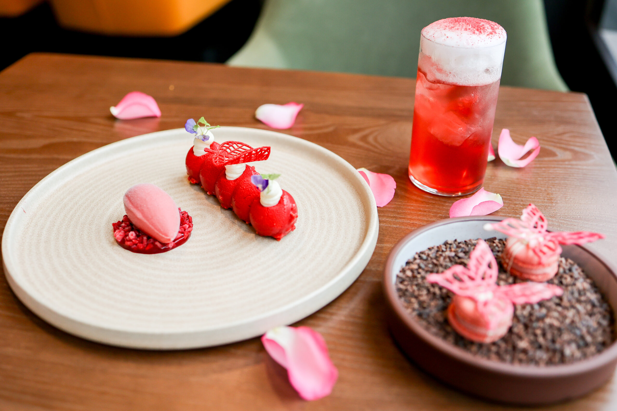 Valentine's menu at Darwin Brasserie at Sky Garden