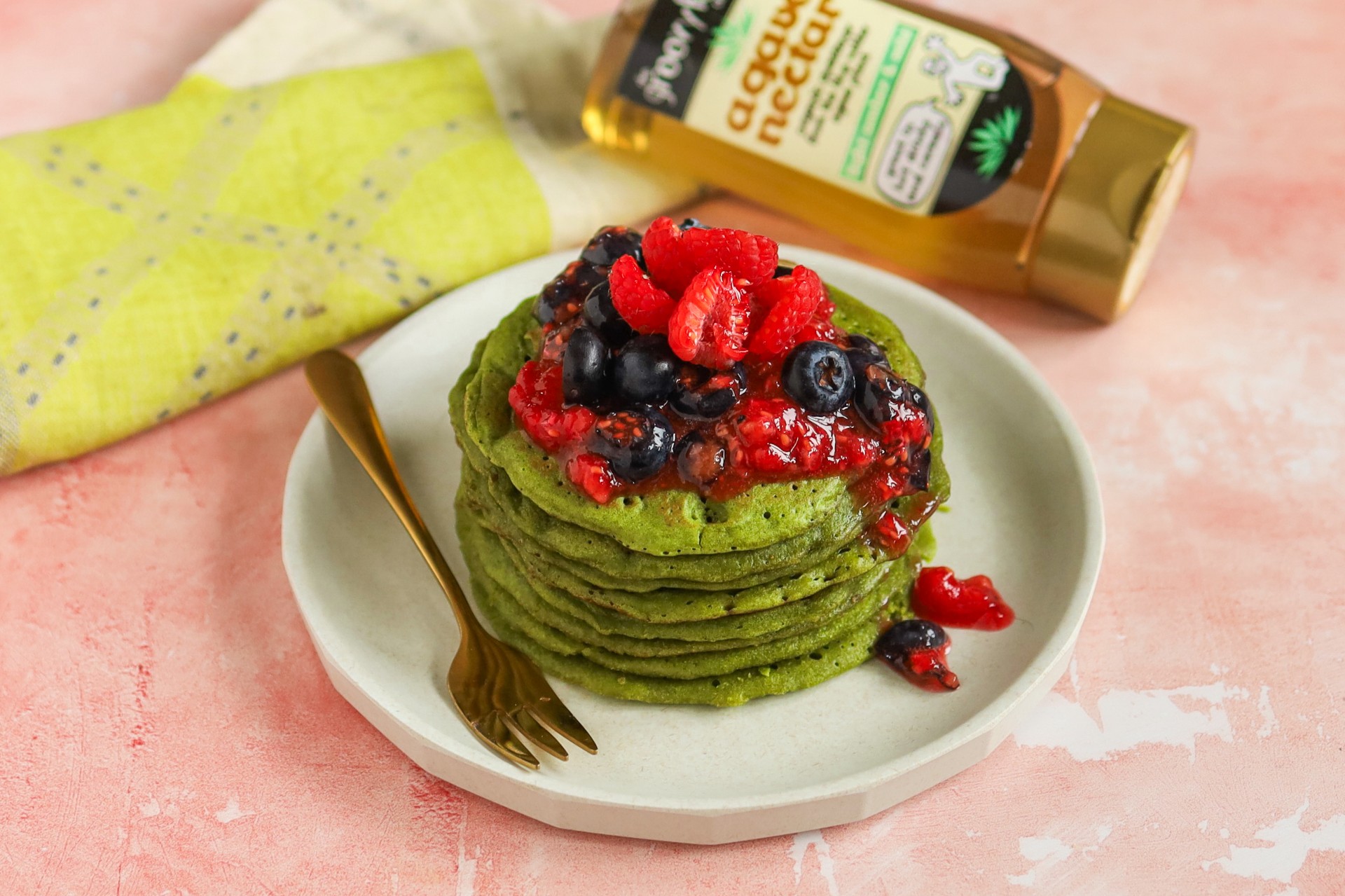 The Groovy Food Company matcha pancakes