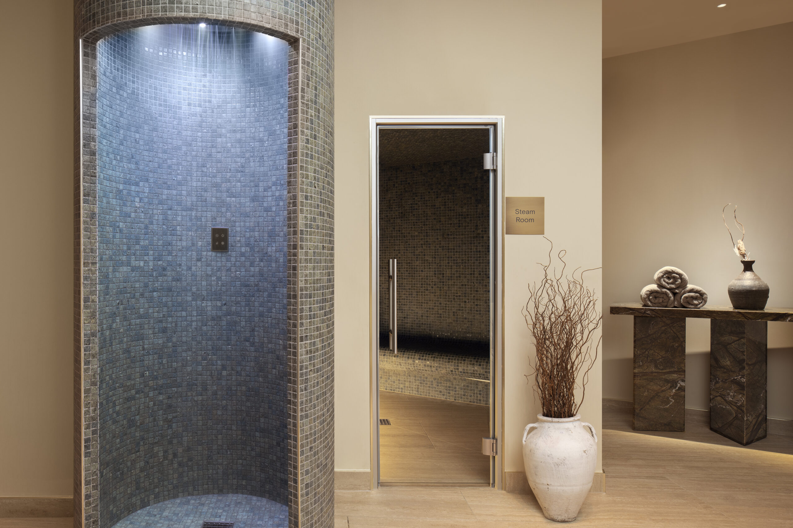 Yātrā Signature Spa steam room