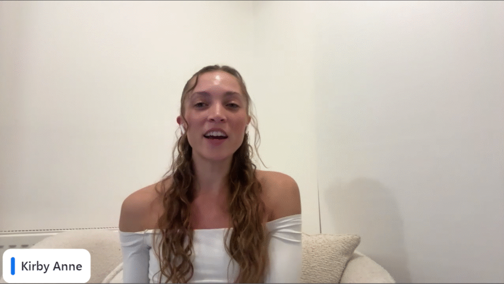 Kirby Anne speaking on Living360's panel