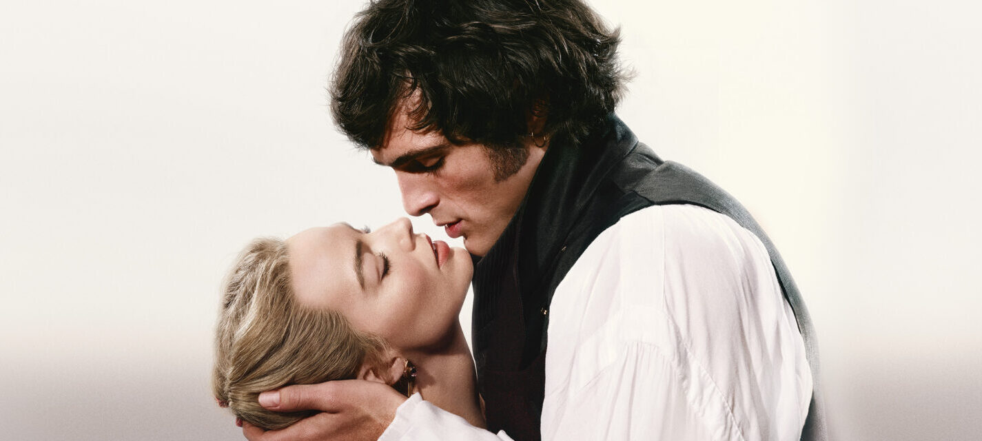 Margot Robbie and Jacob Elordi "Wuthering Heights" movie poster