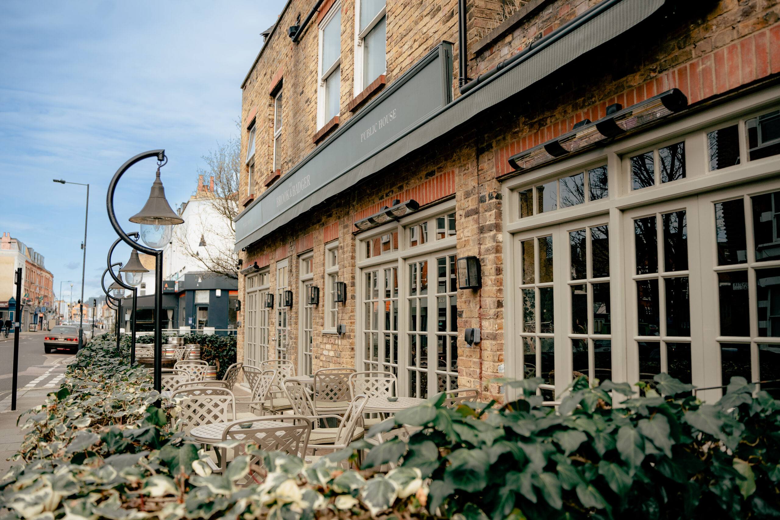 The Brook and Badger garden