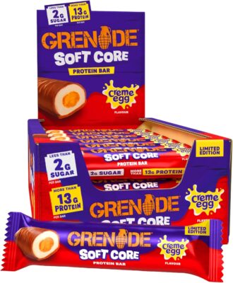 Grenade x Cadbury Creme Egg Flavour Soft Core Protein Bar
