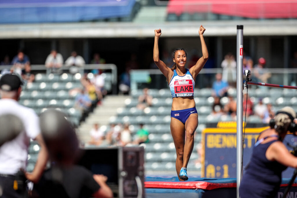 Morgan Lake at Alexander Stadium in Birmingham