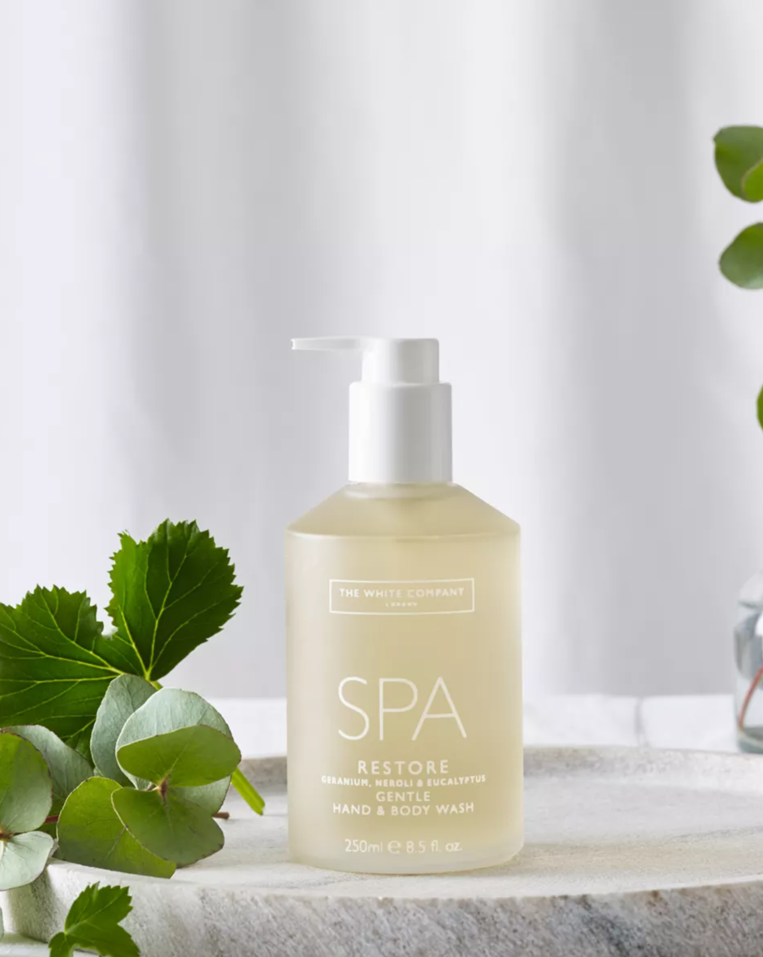 The White Company Spa Restore Gentle Hand & Body Wash
