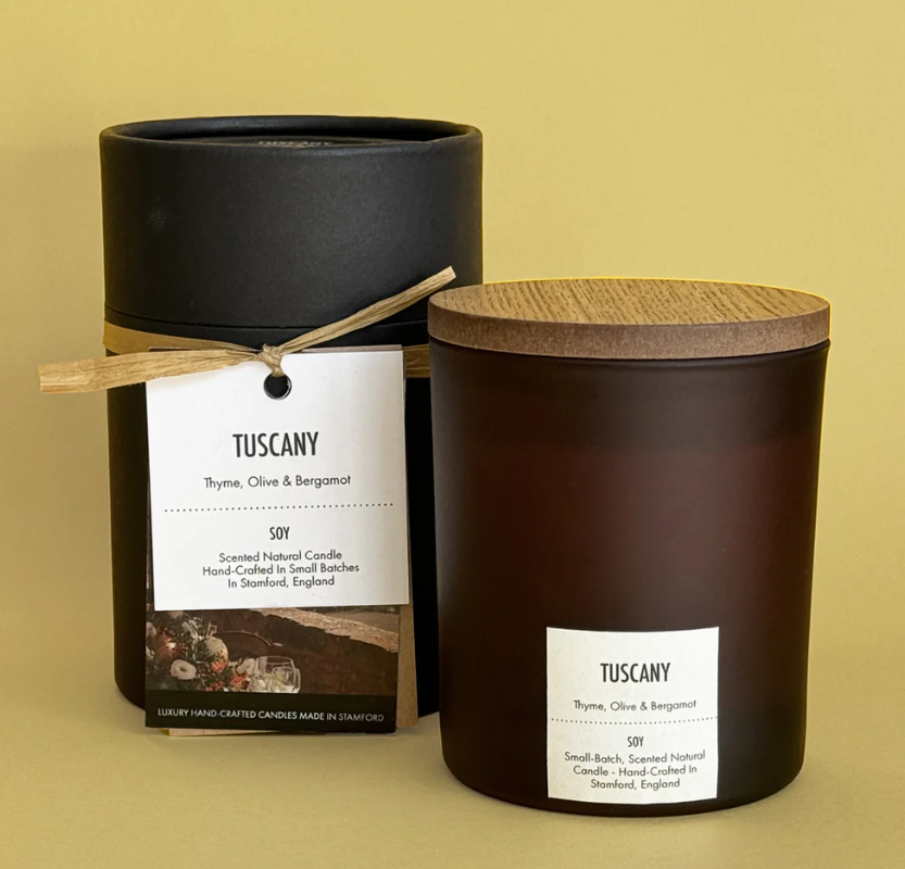 Tuscany Soy Candle from The Wick & Wax Co
