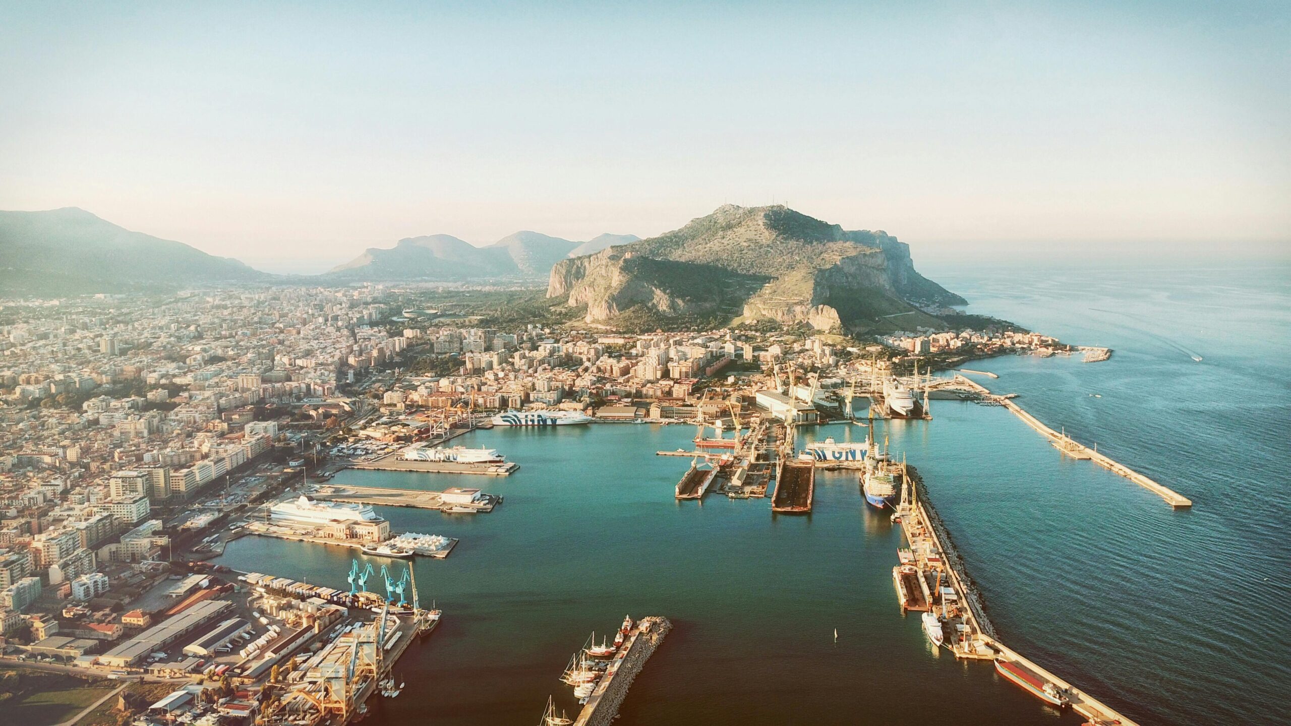Aerial photography of Palermo