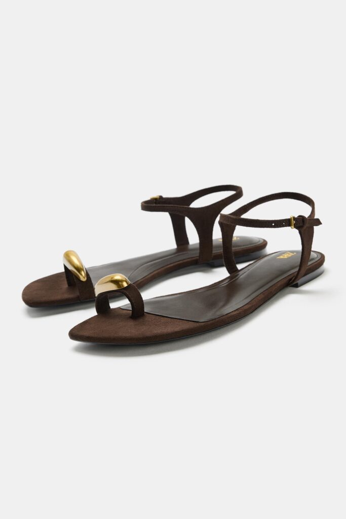 Sandals With Metal Detail