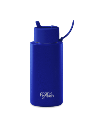Frank Green Blue Carbon 20oz ceramic reusable bottle