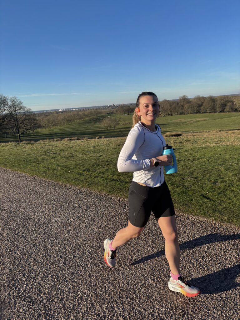 Evelyn Richards running