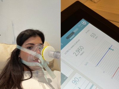 Lifestyle Editor Anna Evdokimou tries IHHT therapy