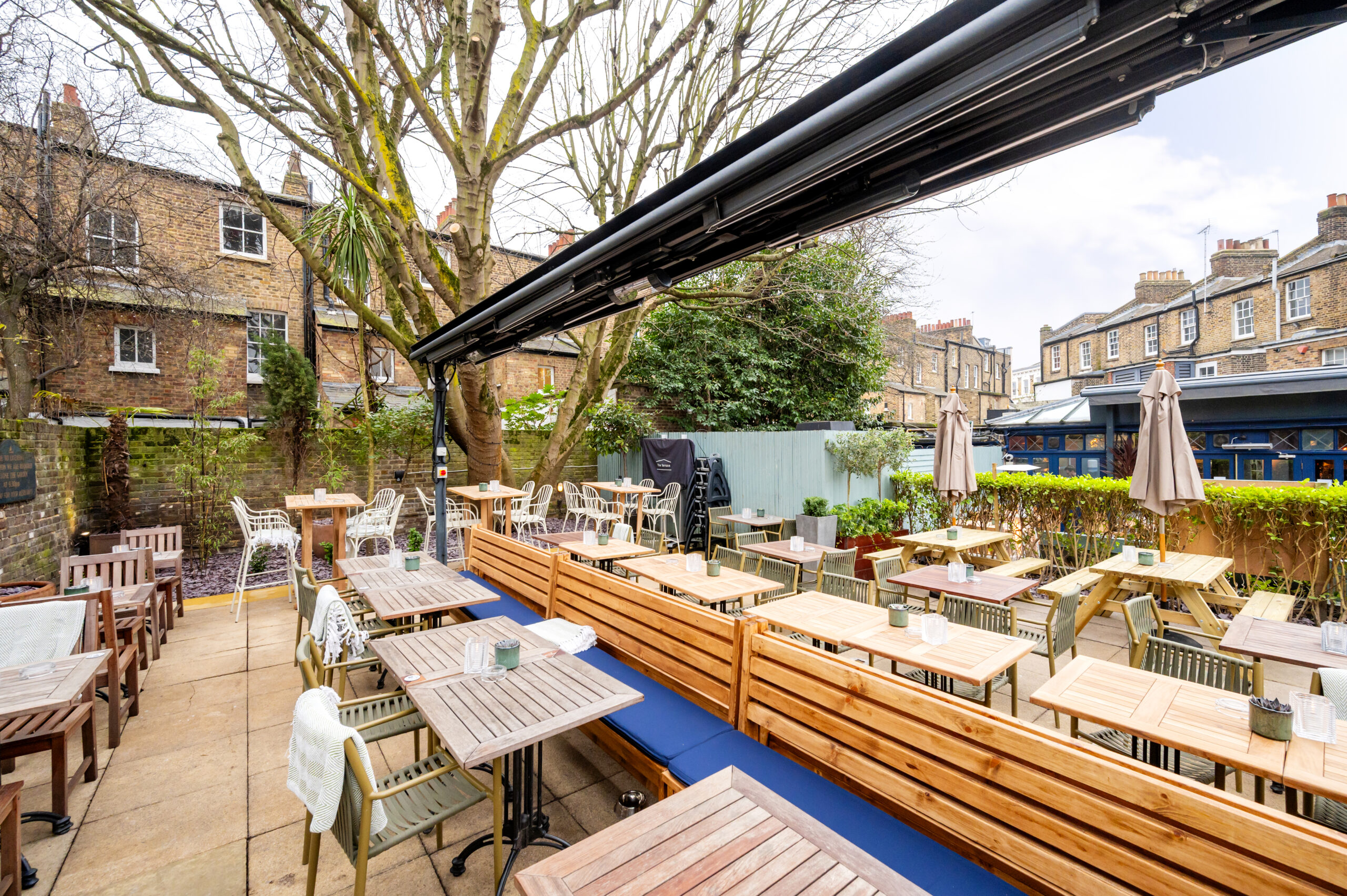 The Gipsy Moth beer garden