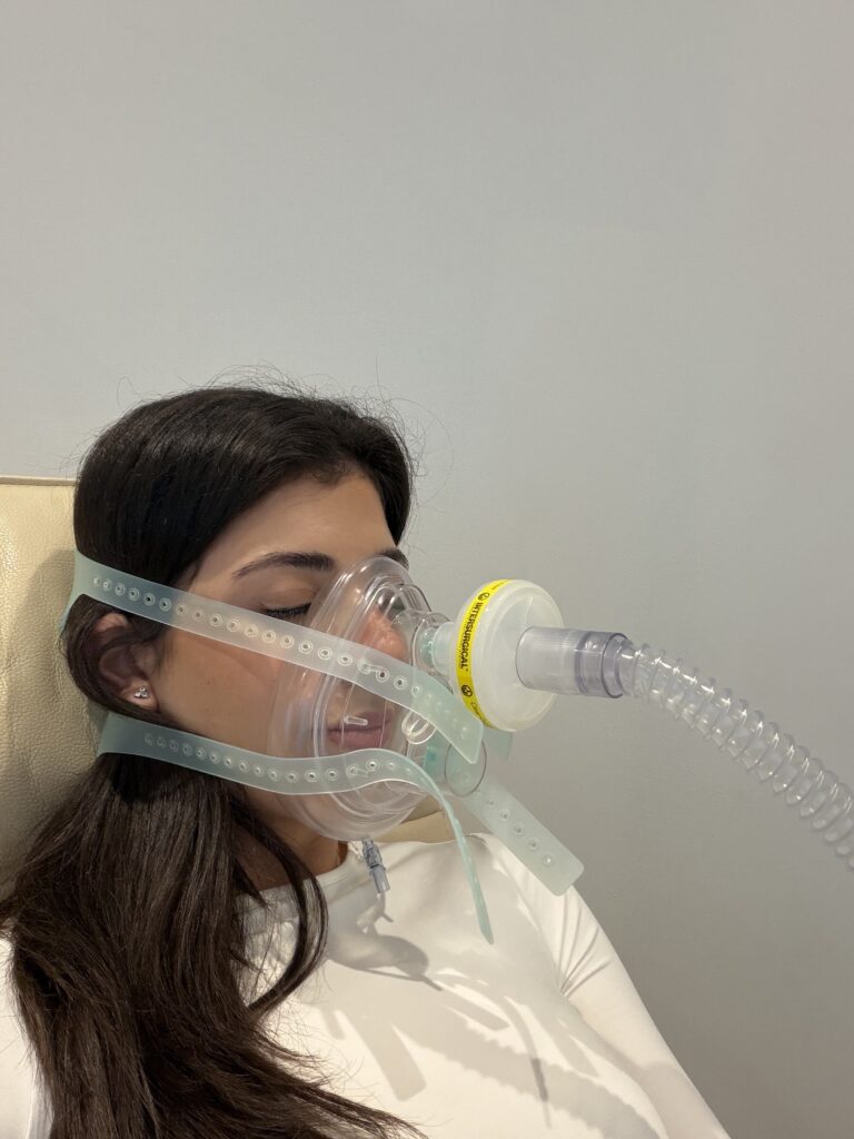 Living360's editor trying the IHHT treatment at Vivamayr. 