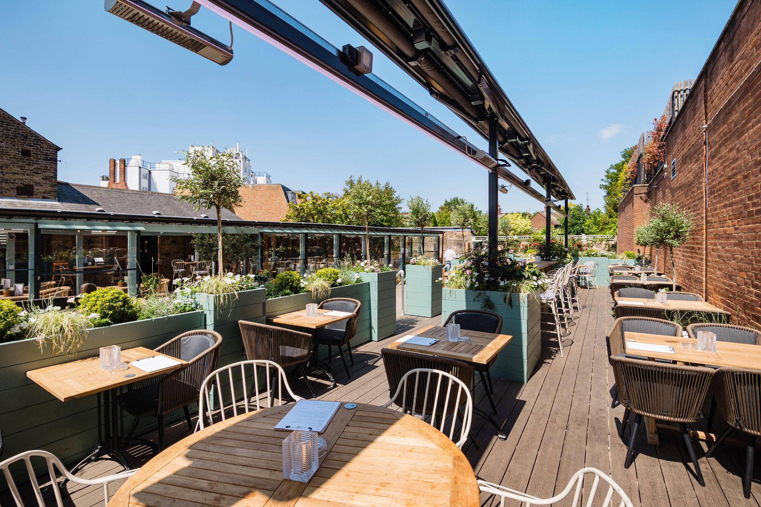 The Sun Inn beer garden