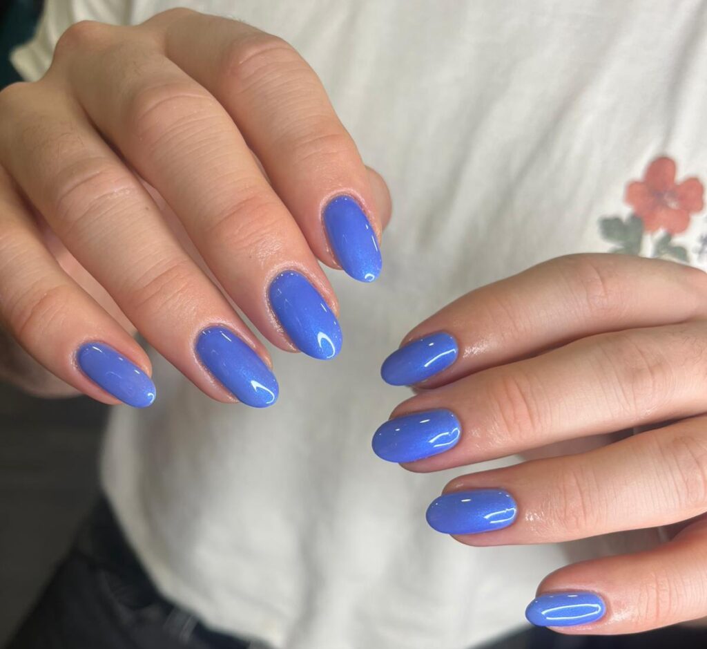 Nails with Russian manicure