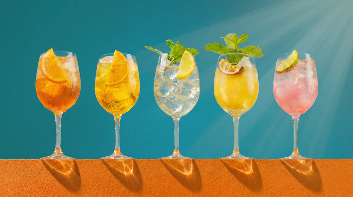 Spritz cocktails