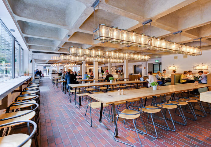 Barbican restaurant interior