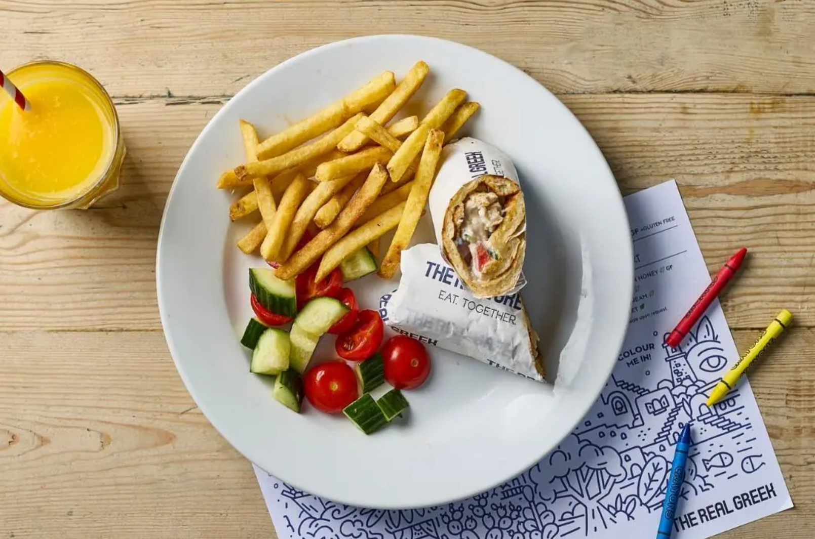The Real Greek kids meal