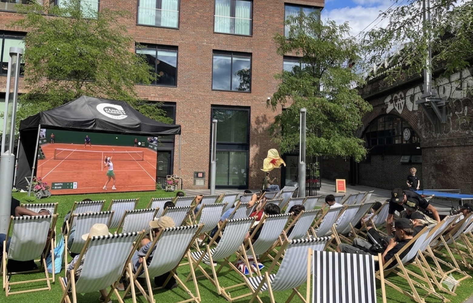 Camden Market's Wimbledon pop-up