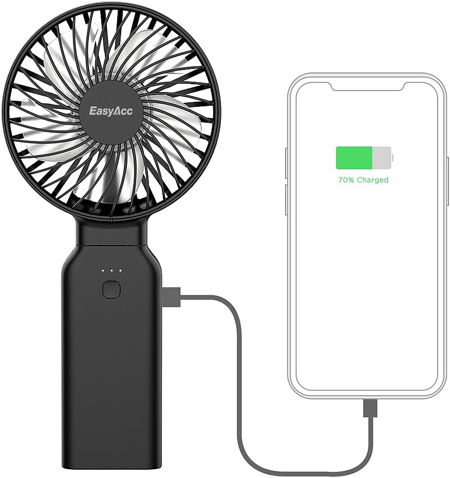 EasyAcc Portable Handheld Fan