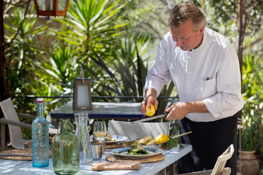 Chef Benoit at Lou Calen