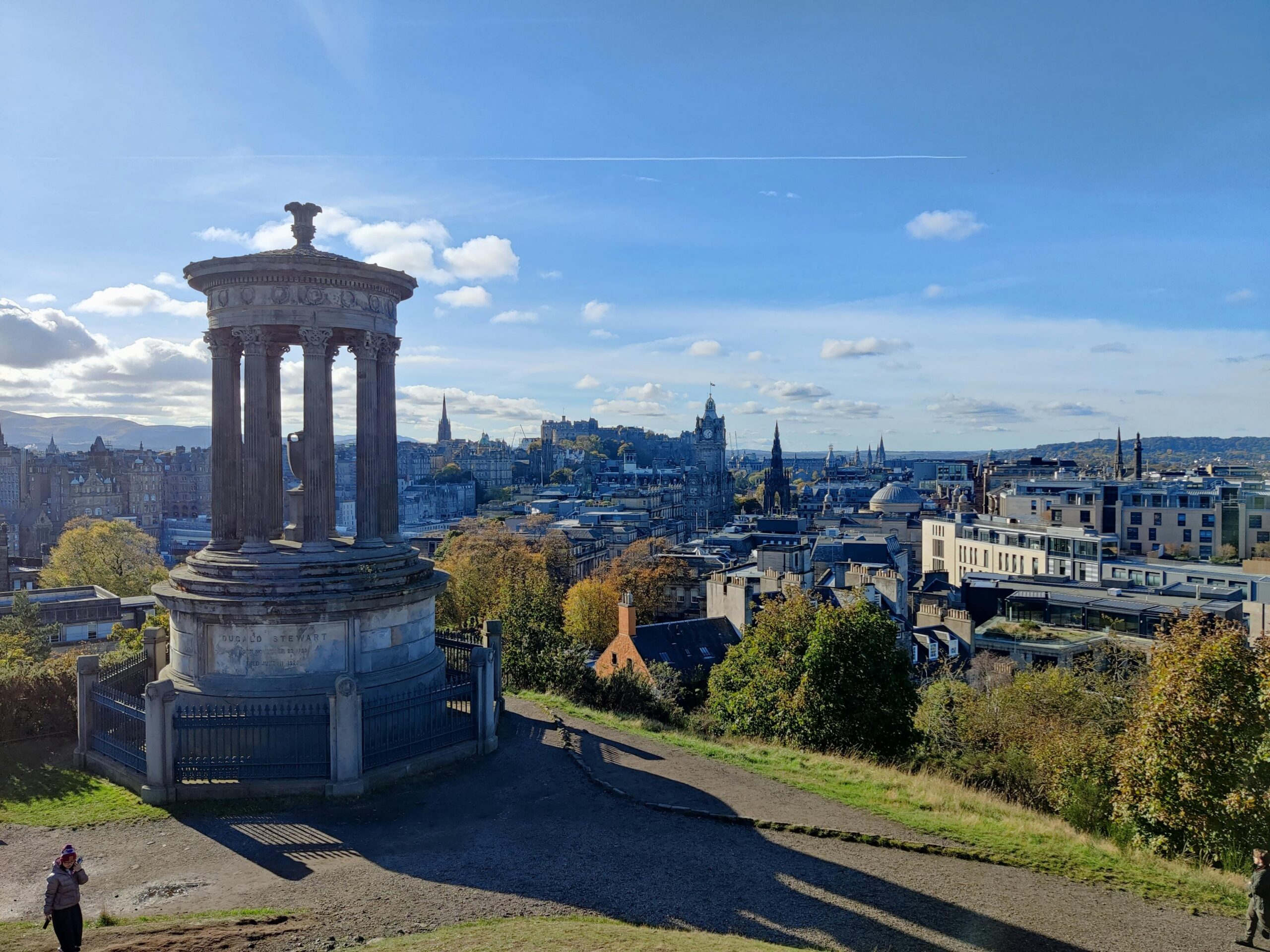 Carlton Hill view over Edinburgh
