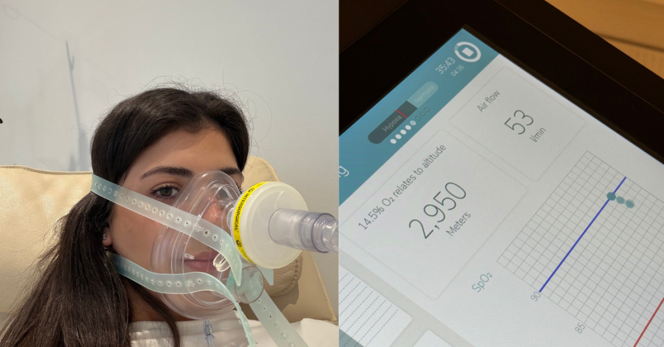 Lifestyle Editor Anna Evdokimou tries IHHT therapy