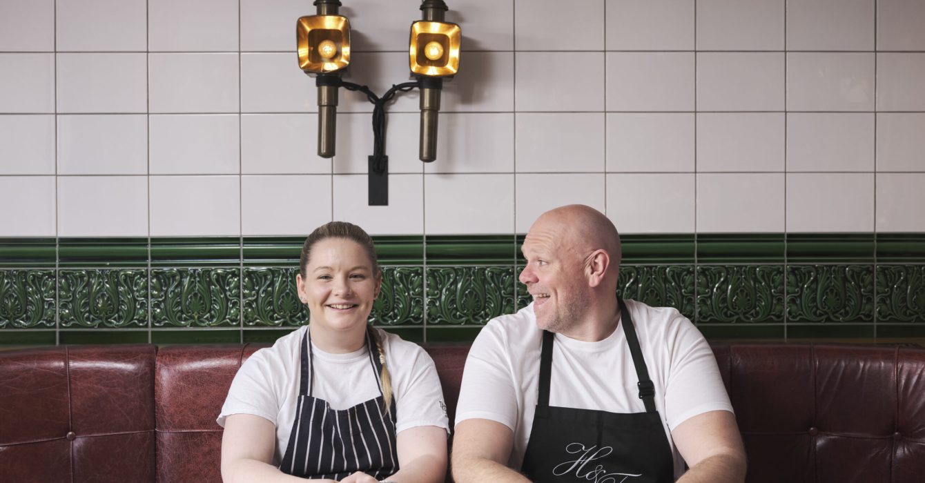 Head Chef Sarah Hayward and Tom Kerridge