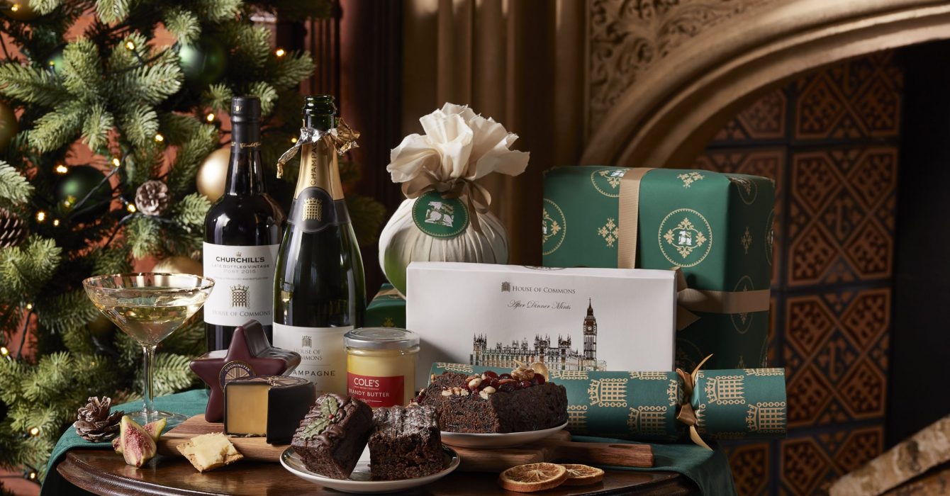 A Christmas White Wine Hamper from House of Commons